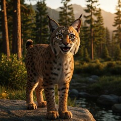 Cat, Cute Animal Cartoon By JN