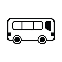 bus line art icon
