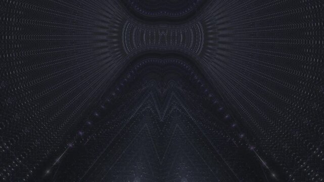 Beruhigendes animiertes Muster aus geometrischen Formen und feinen Linien &ndash; abstrakter Hintergrund f&uuml;r Meditation, Design und moderne visuelle Kunst, grau, blau