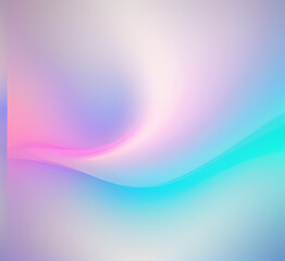 Fototapeta premium Neon gradient wave light in pink and blue tones on dark background creating futuristic and vibrant visuals for modern tech-inspired or artistic abstract.generative ai