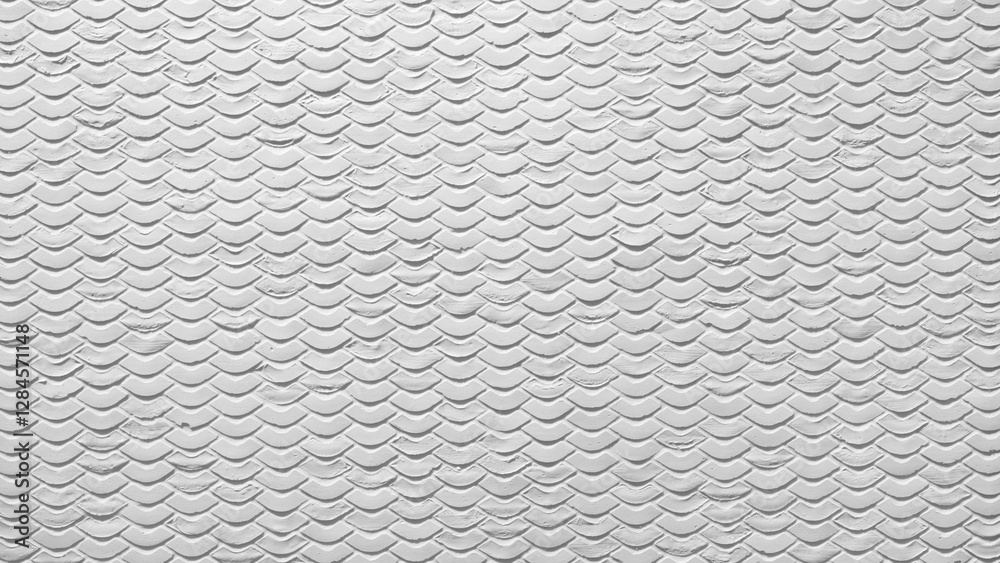 Aufkleber image is a white background with a pattern of waves. The waves are very small and are spread out across the entire background. The image has a calm and serene mood