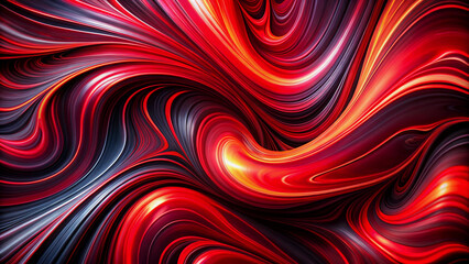Abstract Swirling Colors Flowing Dynamically