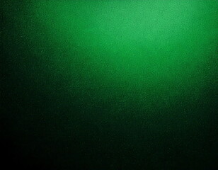 Fototapeta premium Grainy green and black gradient background