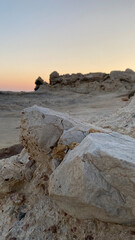 Rocks golden hour beach 