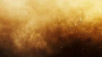 Abstract golden smoky background