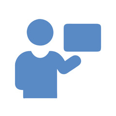 Teacher Professor Icon Set Vector Art Illustration for Education and Academic Designs