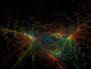 Imaginatory fractal abstract background Image