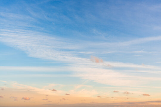 clouds in blue sky 