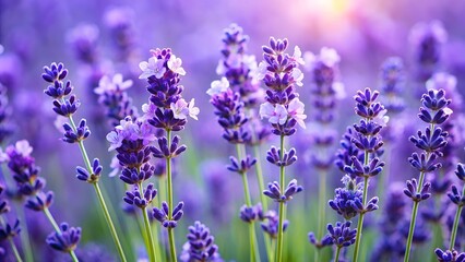 Fototapeta premium lavender flowers in the garden
