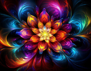 floral fractal art