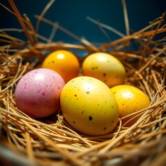 Obraz premium nest with eggs