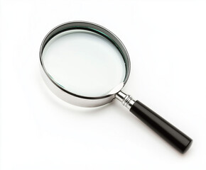 magnifying glass isolated on white