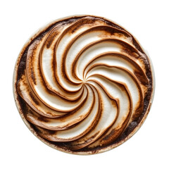 Fototapeta premium Swirled Chocolate Cream
