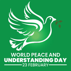 World Peace and Understanding Day, held on 23 February.
