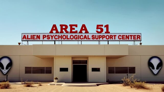 Alien Research Facility at the Heart of Area 51