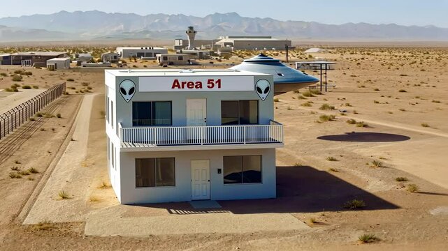 Secretive Area 51 Complex Linked to UFO Conspiracies