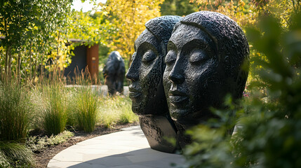 Public Sculpture Garden: An outdoor gallery featuring sculptures and art installations, providing visitors the opportunity to engage with art in the open air