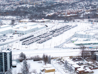 Obraz premium York after Snow Storm