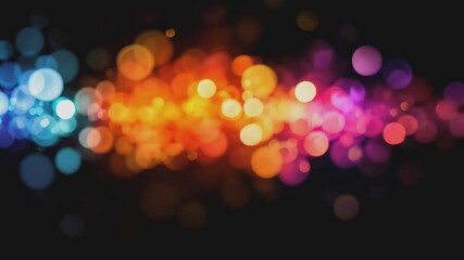 Colorful Bokeh Delight: An abstract artistic display of vibrant, softly focused bokeh, creating a playful and engaging ambiance.
