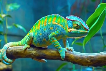 Obraz premium Chameleons