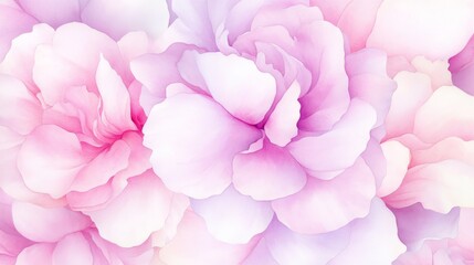 Obraz premium Peonies bursting with blush pink and deep magenta hues showcasing hand-drawn elegance in watercolor botanical art
