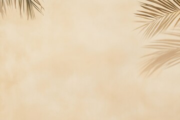 Obraz premium Beautiful Tropical Background With Palm Leaves Creating a Serene Atmosphere for Relaxation and Meditation