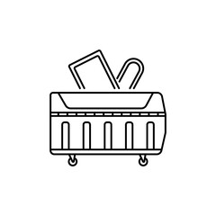 Bulky Waste Bin Icon for Large Items
