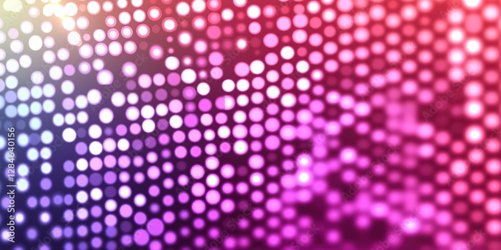 Poster colorful abstract pattern with vibrant dots creating a dynamic visual effect for artistic background