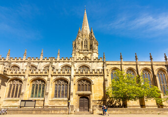 Obraz premium University Church of St. Mary the Virgin in centre of Oxford, UK