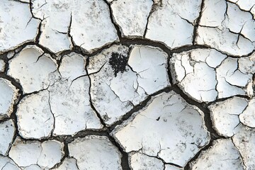 Dried cracked earth surface, arid landscape background