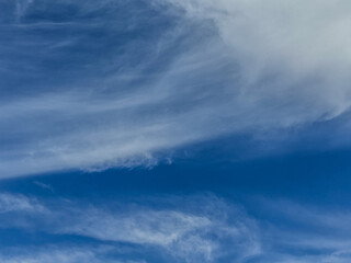 Obraz premium blue sky and white clouds