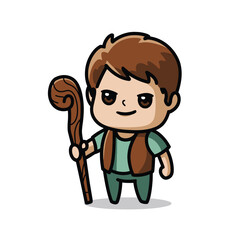 Obraz premium 2d vector illustration for cartoon character design for kids and comic book stickers printing and cartoon movie 