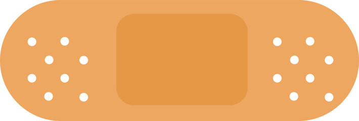  Medical plaster isolated on white background, wound plasterer or bandaged patch, vector adhesive health care object. Injury tape plaster flat design, Sticking plaster