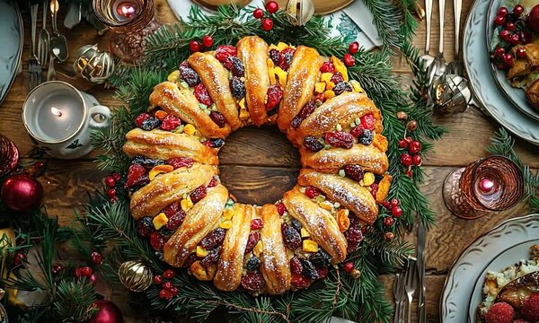 mexican rosca de reyes, king's cake video