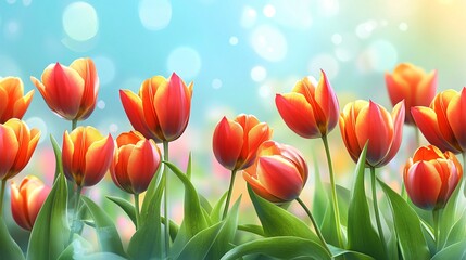 Still life tulips for Women's Day