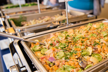 Large vegetable casserole serving tray. 