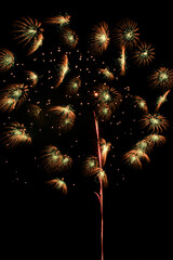 山形県 大石田祭最上川花火大会 尺玉 Oishida Festival Fireworks 12 inch shell
