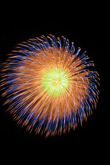 山形県 大石田祭最上川花火大会 尺玉 Oishida Festival Fireworks 12 inch shell