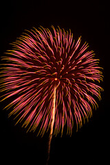 大石田まつり花火大会 尺玉 山形県  Oishida Festival Fireworks 12 inch shell
