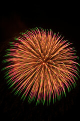 大石田まつり花火大会 尺玉 山形県  Oishida Festival Fireworks 12 inch shell