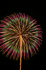 大石田まつり花火大会 尺玉 山形県  Oishida Festival Fireworks 12 inch shell