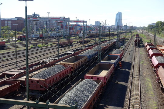 Gueterbahnhof in Frankfurt am Main