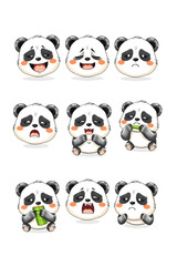 Fototapeta premium panda vector illustration