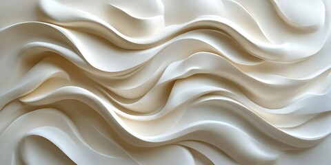 Obraz premium Abstract Creamy Wave Design