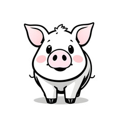 Fototapeta premium cartoon pig cartoon