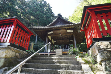 関蝉丸神社上社　拝殿　滋賀県大津市