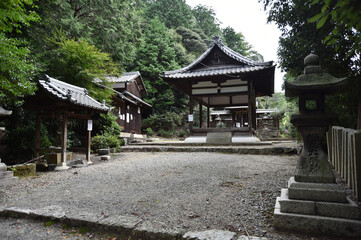 蝉丸神社　境内　滋賀県大津市