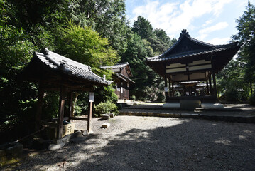 蝉丸神社　境内　滋賀県大津市