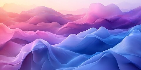 Obraz premium Abstract Colorful Mountain Landscape (5)