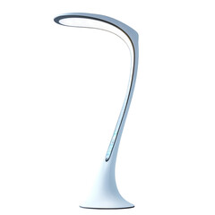A Futuristic Modern Standing Lamp with Adjustable BR Isolated on Transparent Background